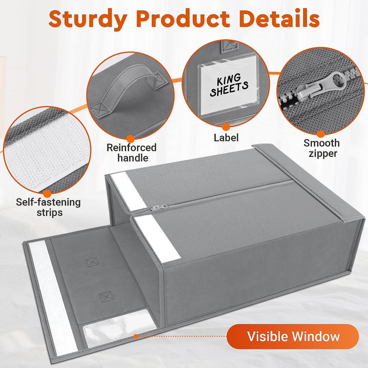 StorageTastic clear window for easy content identification and access