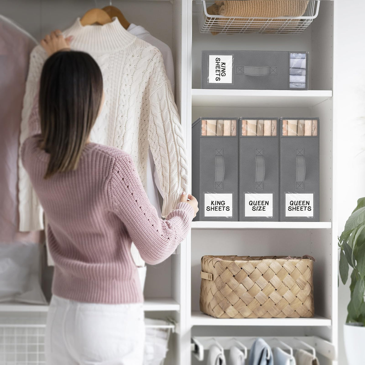 StorageTastic versatile linen storage solution for bedding and blankets