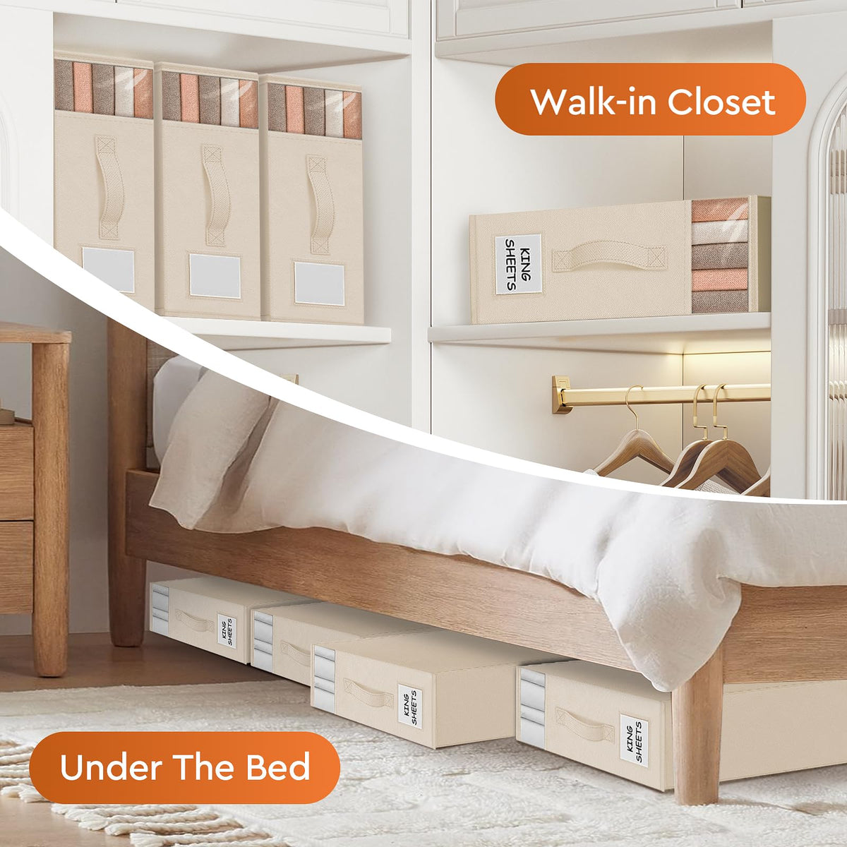 StorageTastic versatile storage works for bedding, toys, or seasonal items.