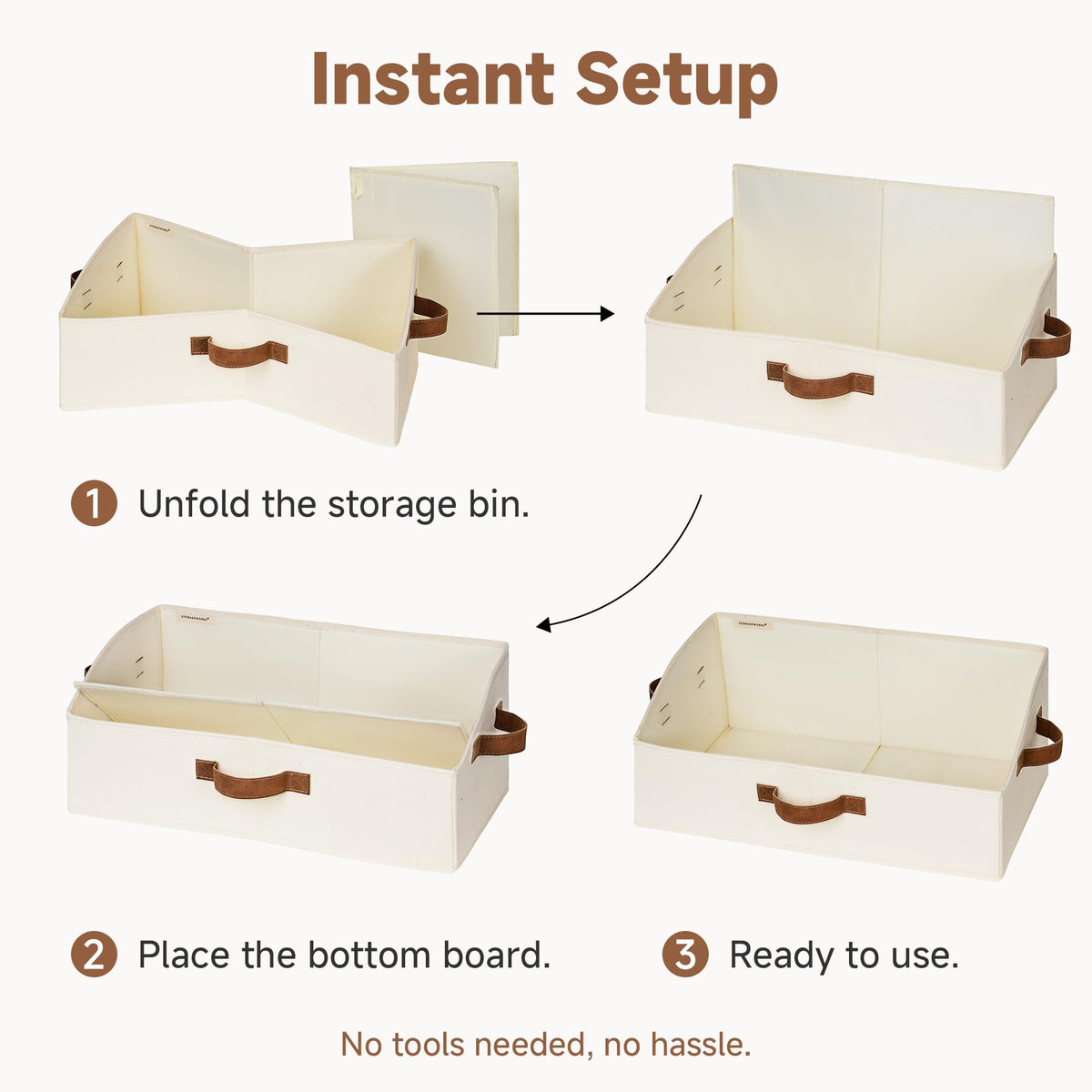 StorageWorks 3-pack packaging shown for easy storage solution.
