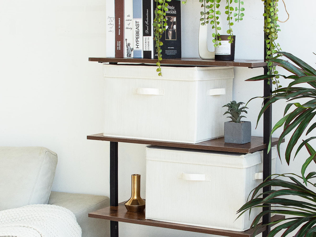 StorageWorks 40L decorative bin suitable for towels or winter clothes.