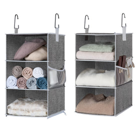 StorageWorks 6-shelf closet organizer mounted for versatile closet storage, easy access, and organization.