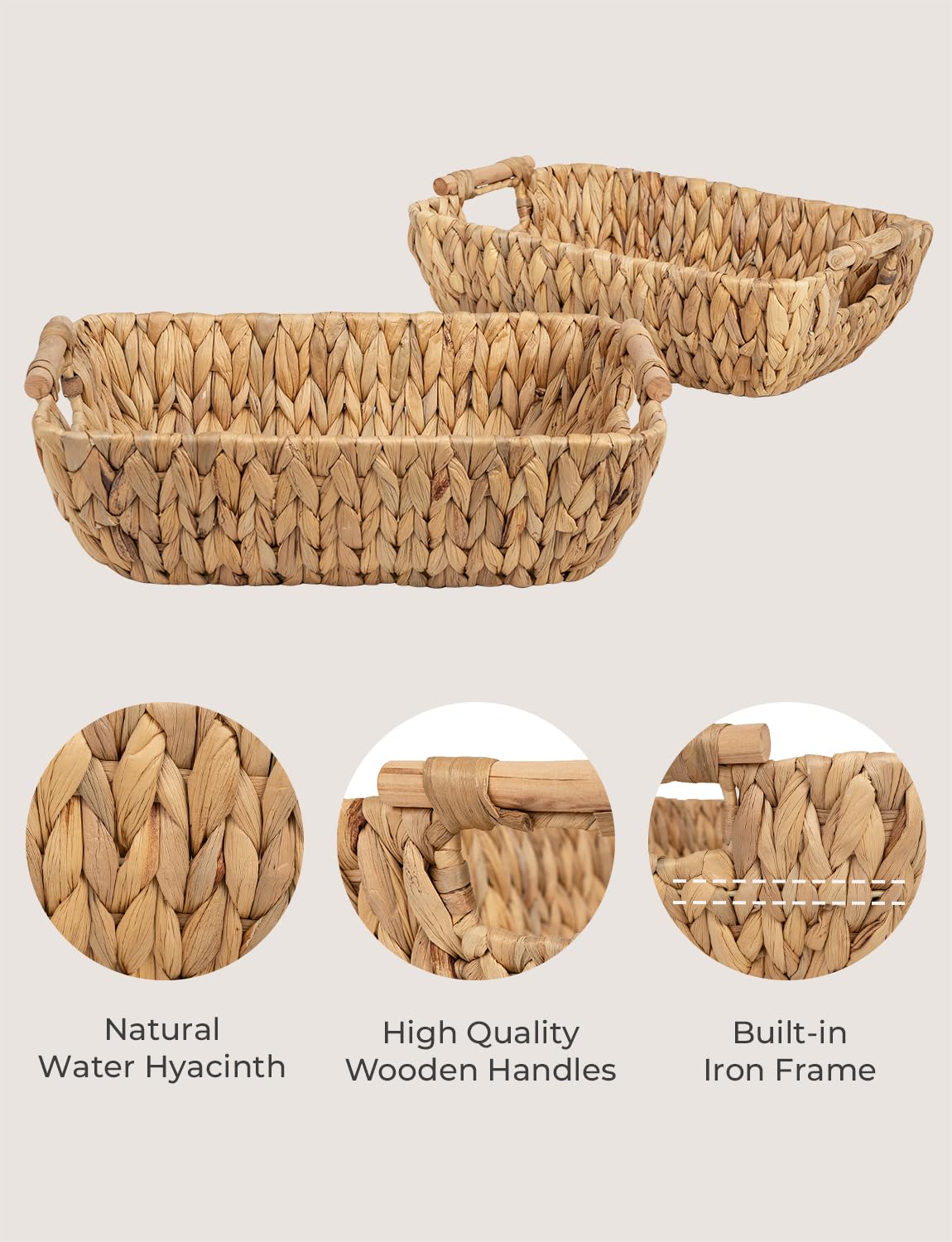 StorageWorks basket in bathroom use for towels and toiletries
