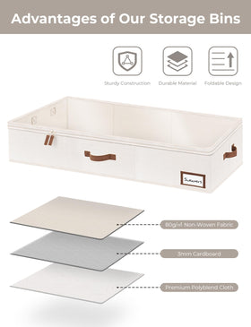 StorageWorks closet organizer fits neatly in bedrooms, nurseries, attics, and basements.