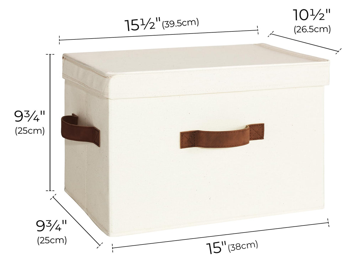 StorageWorks bin stacked on a shelf demonstrating space-saving organization