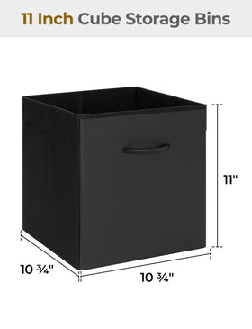 StorageWorks collapsible bin folded flat to save space when not in use.