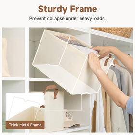 StorageWorks collapsible design lets bins fold flat when not in use