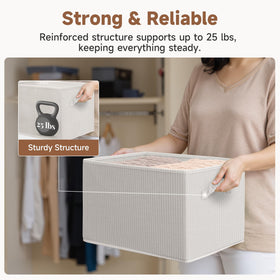 StorageWorks collapsible design saves space when not in use.