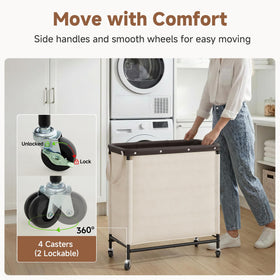StorageWorks detachable, washable Oxford fabric for long-lasting use.