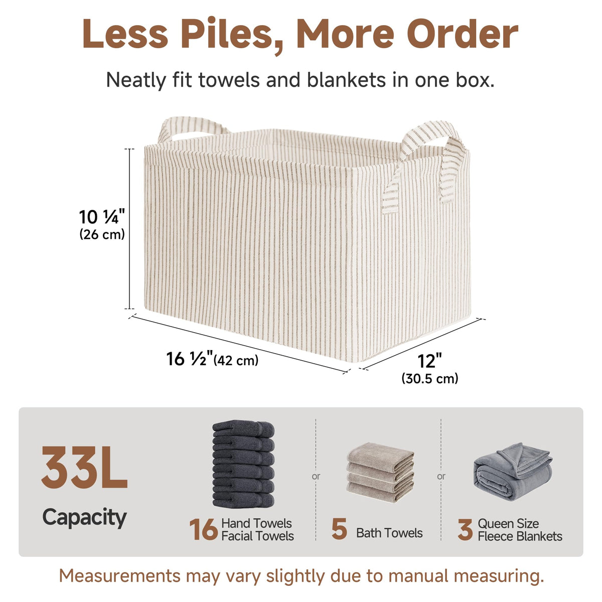 StorageWorks dorm-friendly bin on a shelf, easy access and organization.