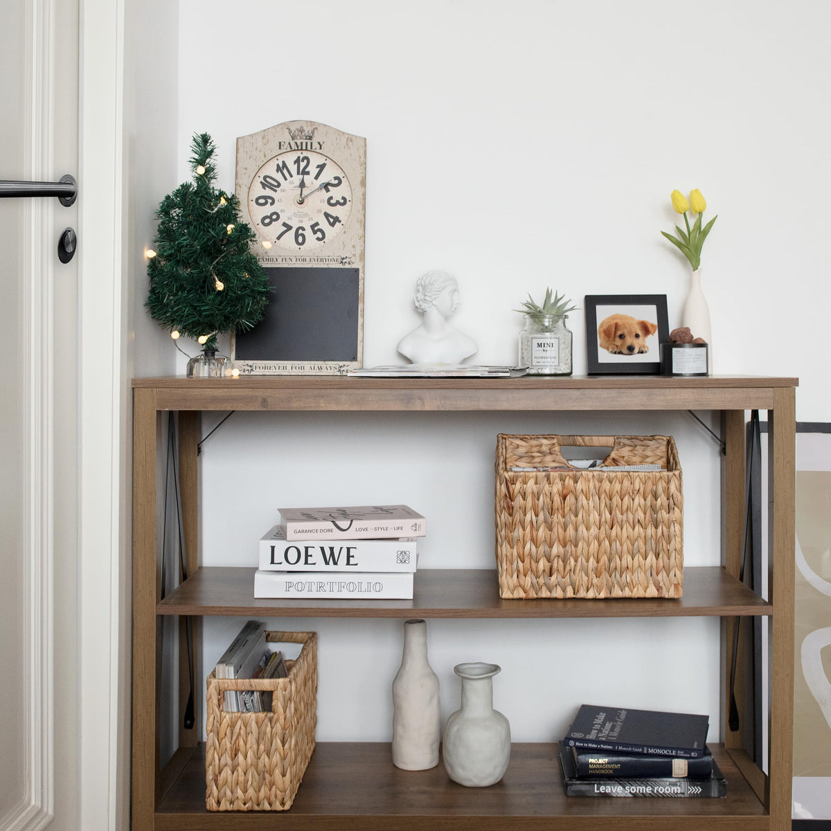 StorageWorks entryway basket for mail and small accessories.
