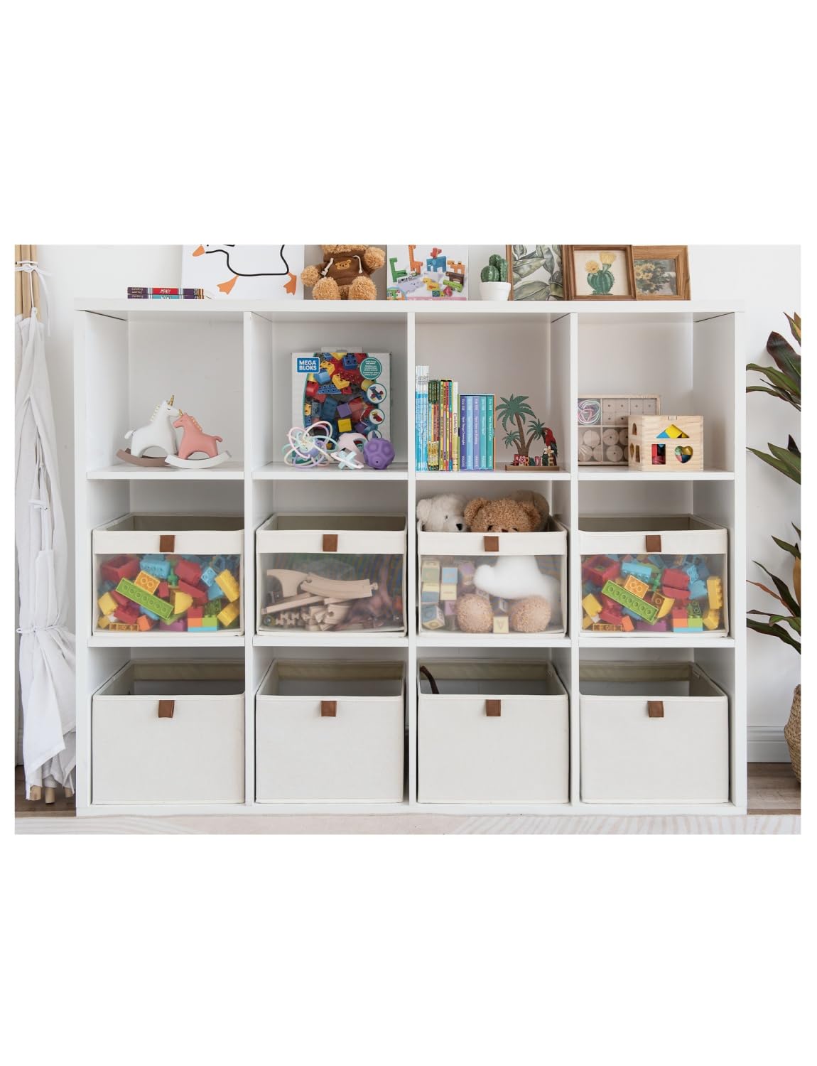 StorageWorks foldable bin that stores flat to save space.