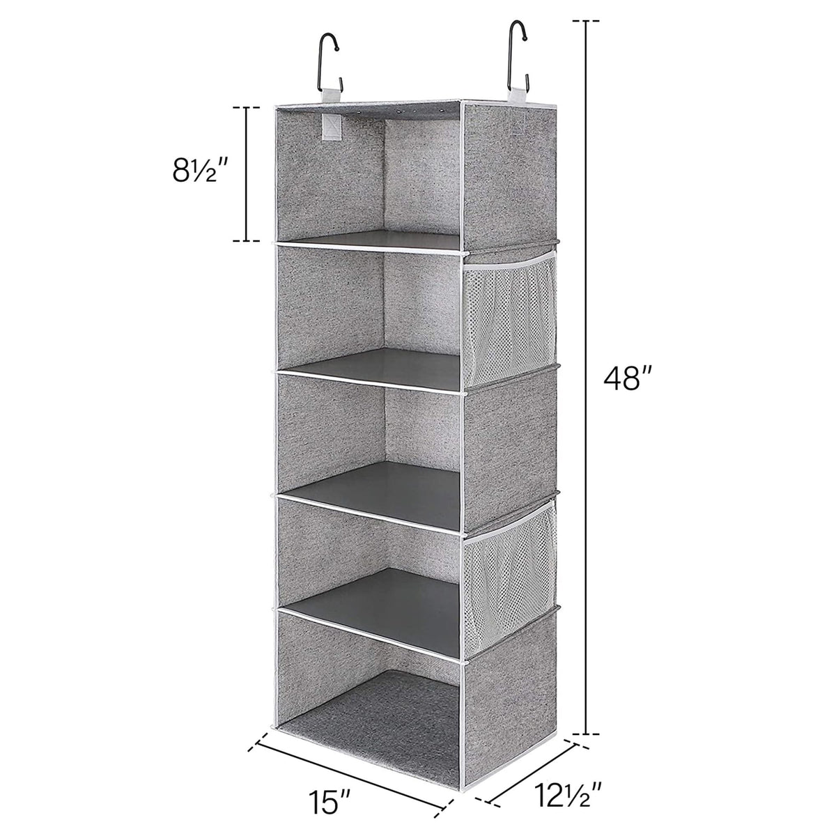 StorageWorks foldable space-saving design for easy packing and compact storage.