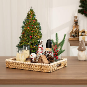 StorageWorks holiday-ready decorative tray for seasonal styling