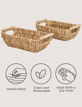 StorageWorks kitchen basket ideal for spices and canned goods