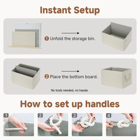 StorageWorks large closet baskets in a 3-pack for versatile clothing storage.