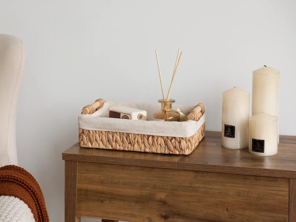 StorageWorks large and medium baskets show durable, upgraded weaving.