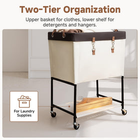 StorageWorks Laundry Cart simple assembly with included tools.
