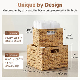StorageWorks multi-purpose wicker basket suitable for towels, snacks, or books.