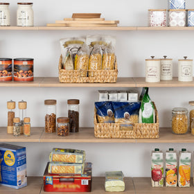 StorageWorks basket with built-in handles for easy carrying and placement.
