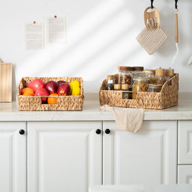 StorageWorks laundry-room basket simplifies detergent and dryer-ball storage.