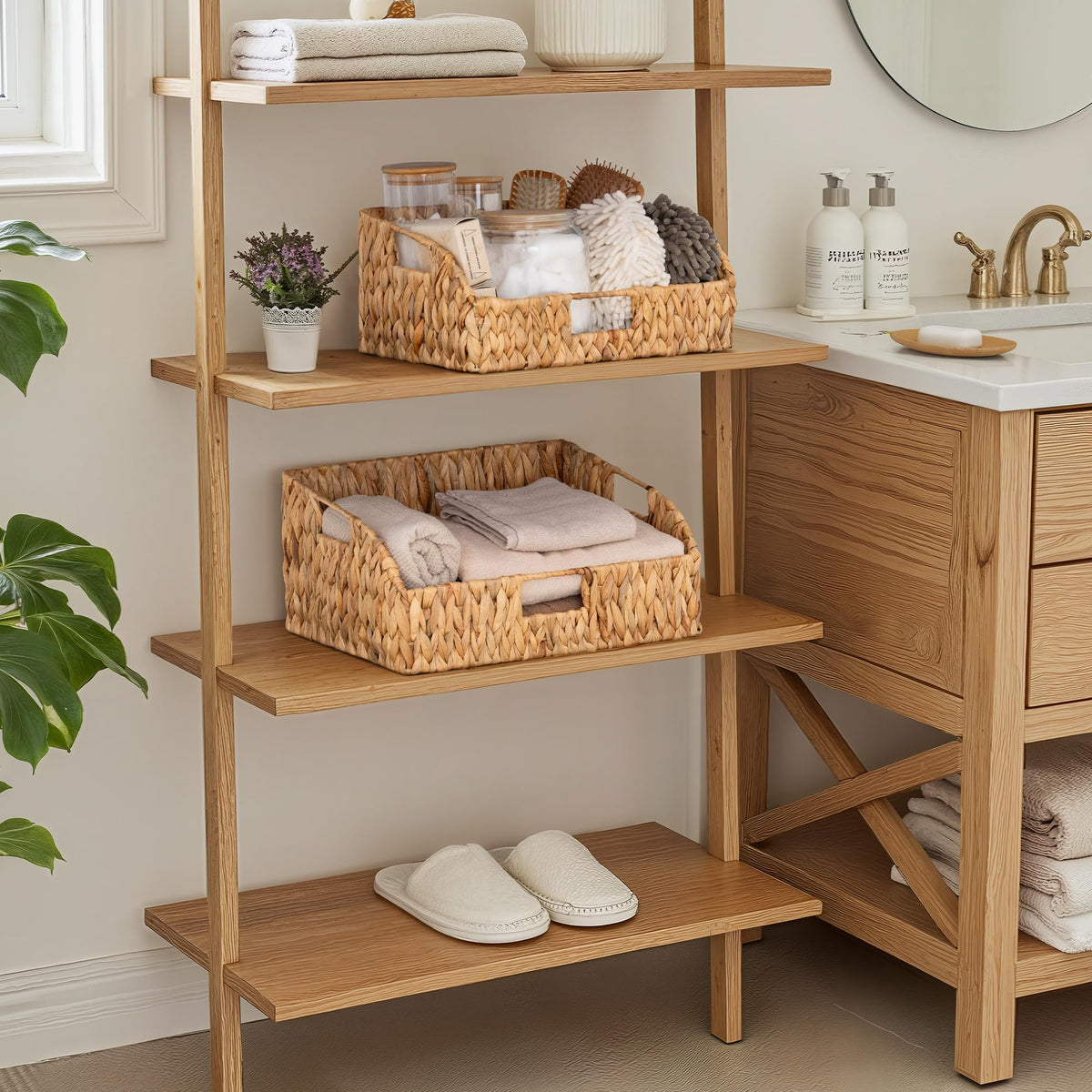 StorageWorks on-shelves organization keeps pantry items neat and accessible.
