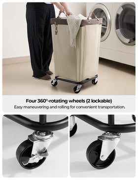 StorageWorks 360-degree silent wheels enable quiet, smooth movement.
