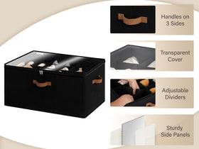 StorageWorks reinforced panels maintain shape under pressure for reliable storage.