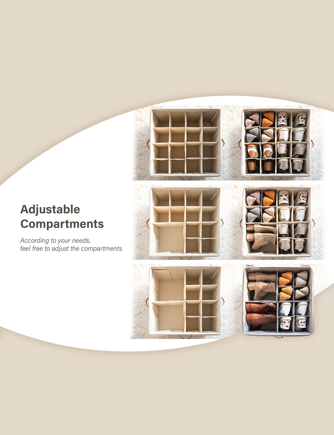 StorageWorks three reinforced handles enable easy moving.
