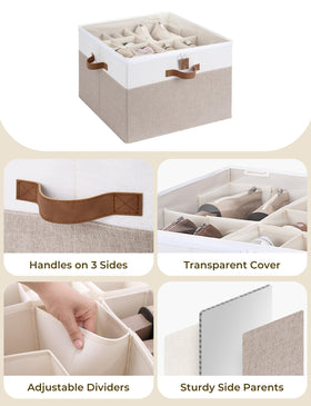 StorageWorks reinforced side panels and bottom maintain shape under pressure.