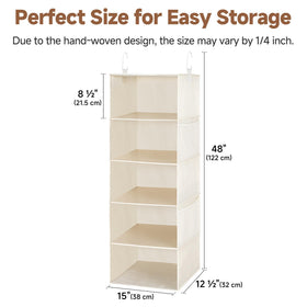 StorageWorks secure hooks fit most closet rods for versatile placement.