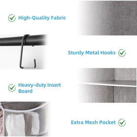 StorageWorks separable design shows two 3-shelf units with zippers for flexible layouts.