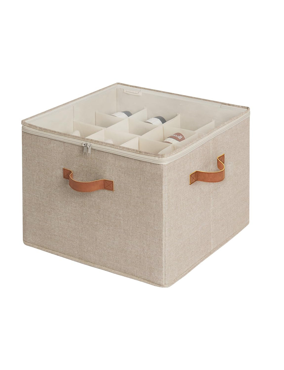 StorageWorks shoe organizer in a closet for tidy storage.
