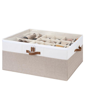 StorageWorks shoe organizer in closet with roomy layout for many pairs