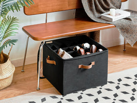 StorageWorks shoe organizer clear cover keeps shoes dust-free while visible.