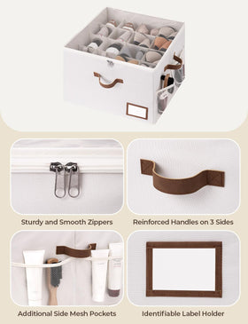StorageWorks stackable design helps maximize closet space without bulk.