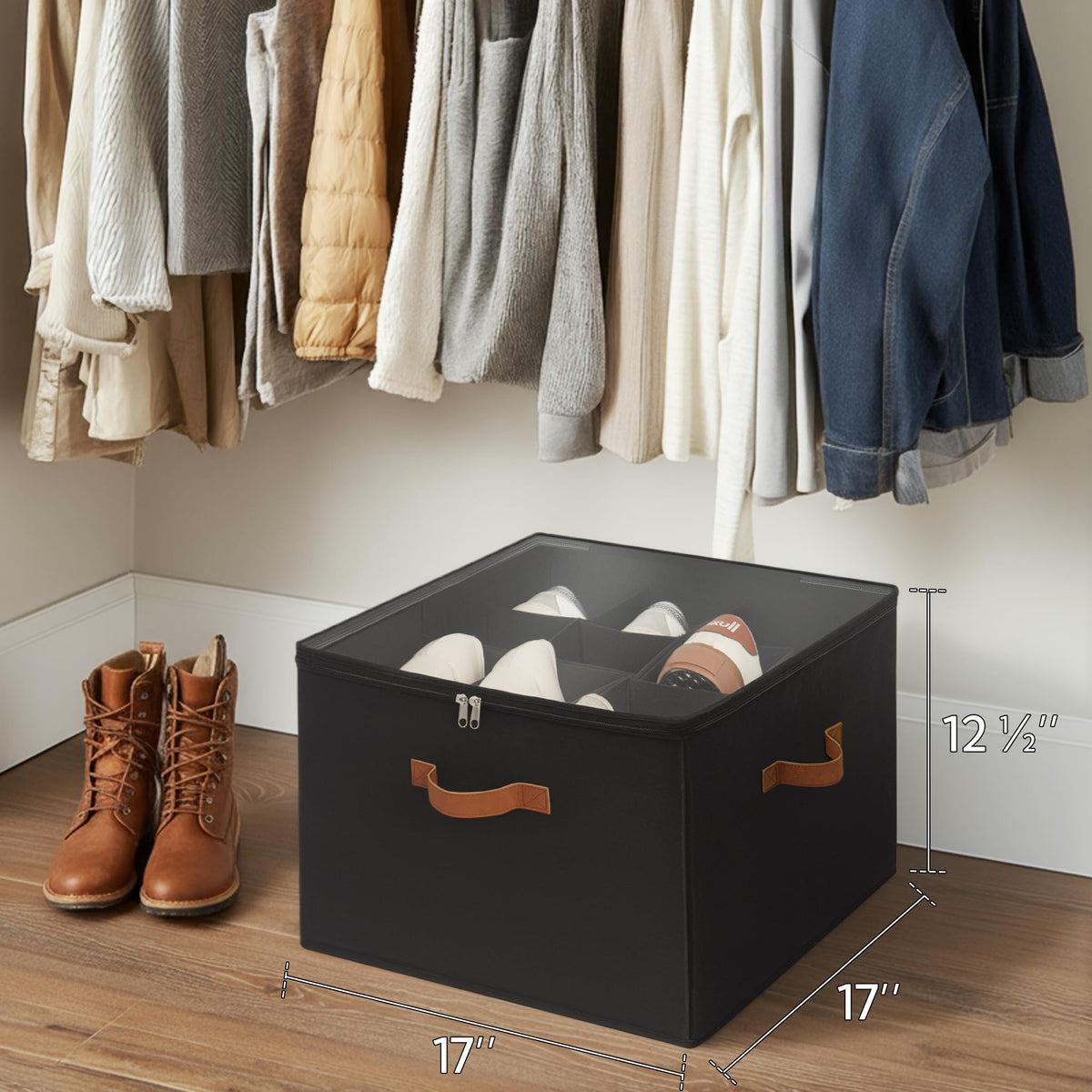 StorageWorks shoe organizer versatile for living rooms, bedrooms, entryways, and more.