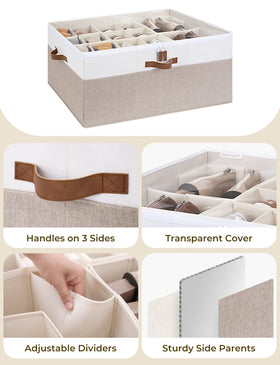 StorageWorks sturdy side panels and bottom plate maintain shape under pressure