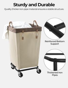 StorageWorks stable metal frame maintains upright balance during transport.