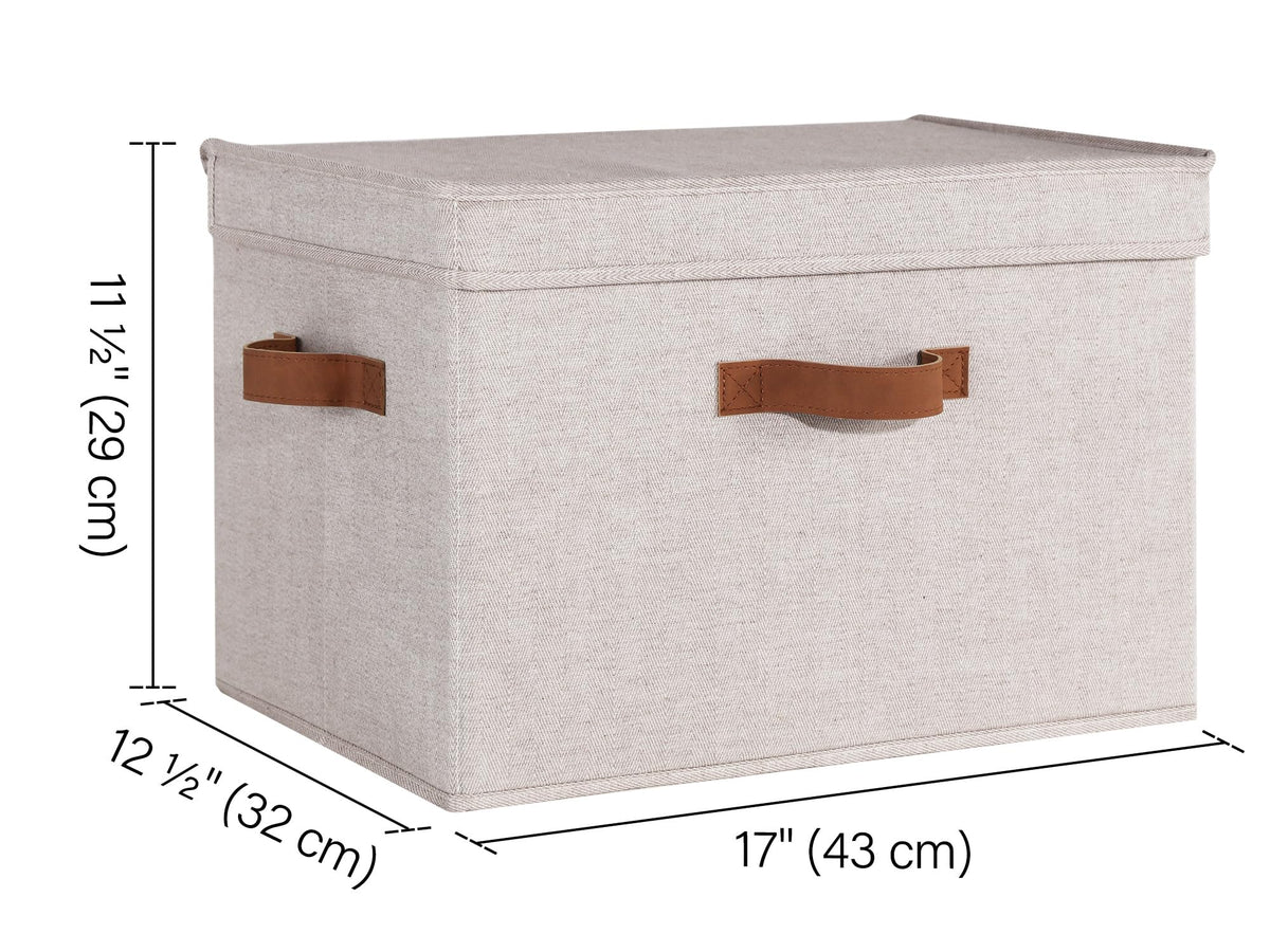 StorageWorks stackable closet basket optimizes vertical space for organized storage.
