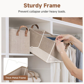 Ideal for shelves or closets, StorageWorks bins organize bedrooms and dorms.