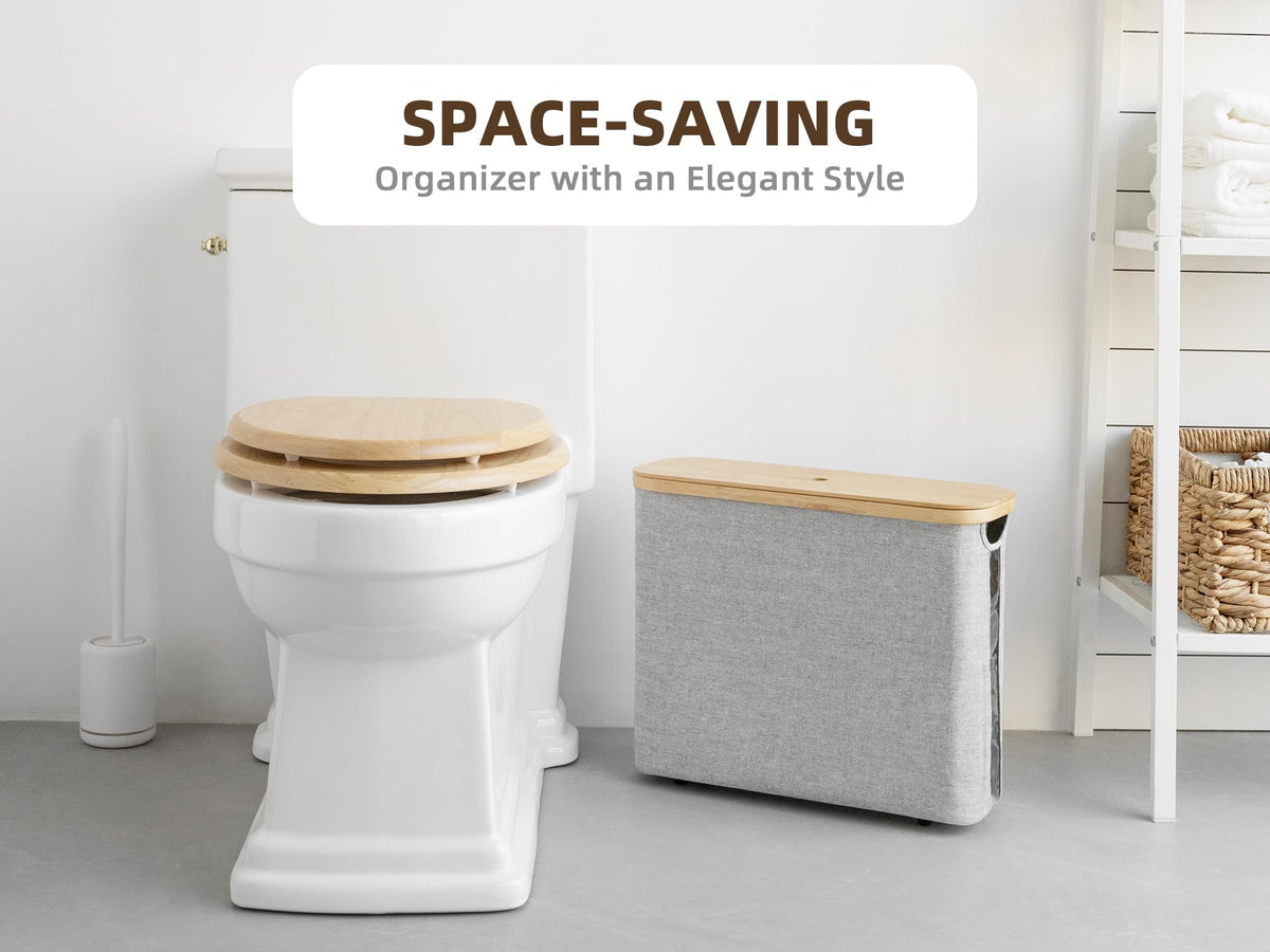 StorageWorks large capacity holds multiple rolls for busy homes.