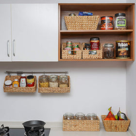 StorageWorks two-pack weighs light yet sturdy thanks to iron frame.