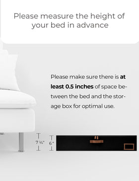 StorageWorks under-bed organizer keeping seasonal items tidy and reachable.