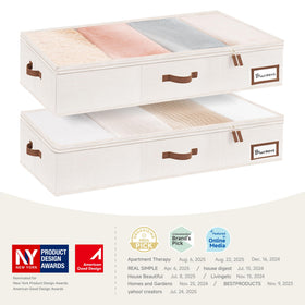 StorageWorks closet organizer bin for clothes and accessories.