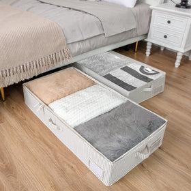 StorageWorks versatile under-bed storage for dorms, nurseries, and bedrooms.