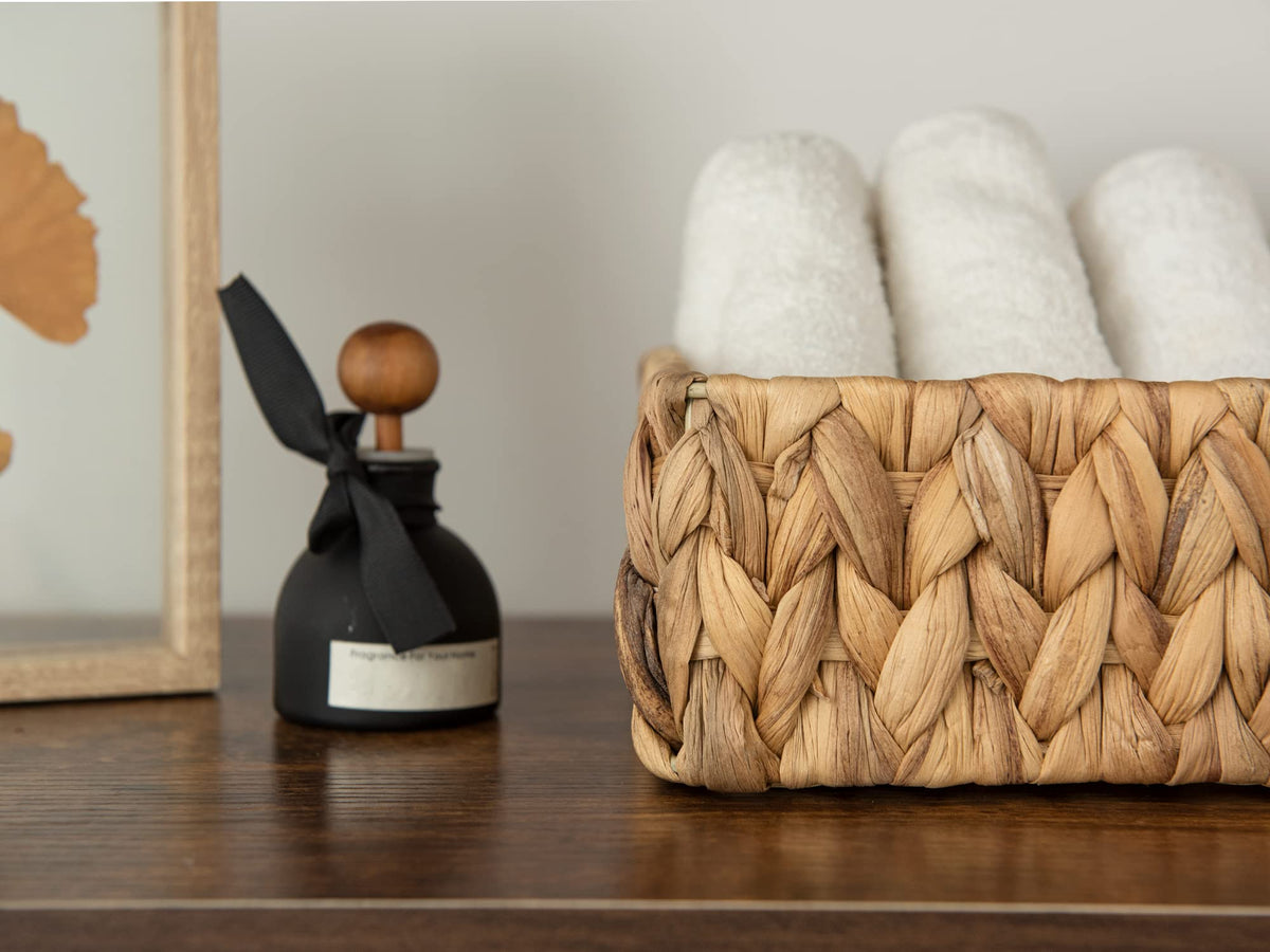 StorageWorks basket shows built-in handles for easy carrying between rooms