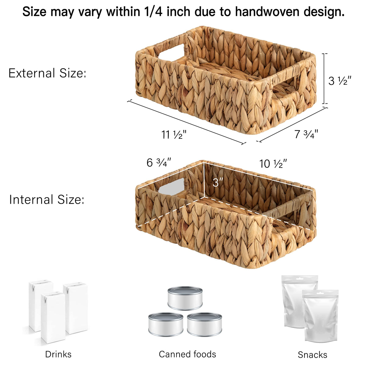 StorageWorks small basket on a shelf boosts tidy storage and easy access