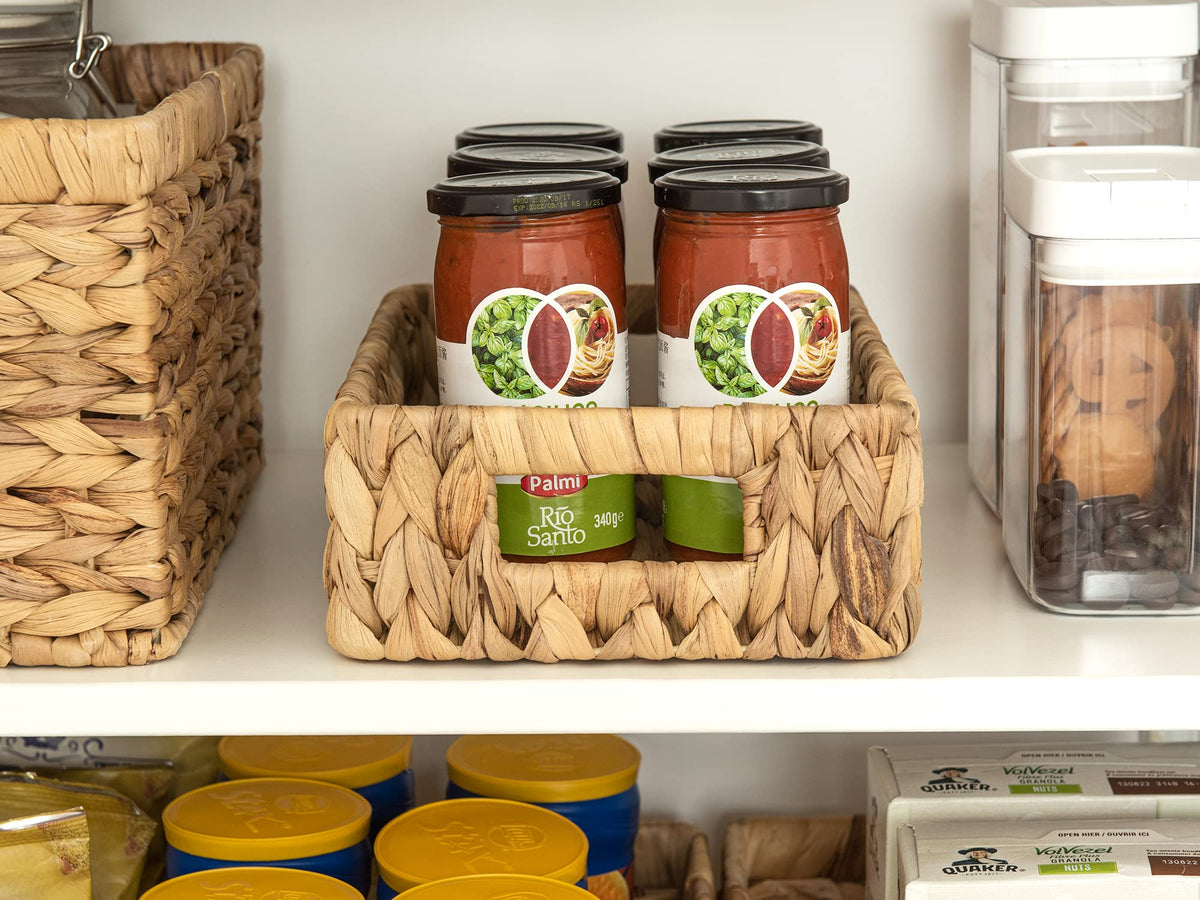 StorageWorks towel storage basket keeps bathrooms neat and accessible