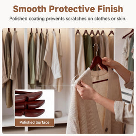 StorageWorks 360-degree swivel hook enables flexible hanging in tight closets.